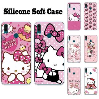 เคสโทรศัพท์มือถือ Huawei Y9 Prime 2018 2019 ปลอก TPU อ่อน Hello Kitty