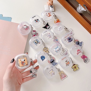 【พร้อมส่ง】เคสป้องกันหูฟัง ลายการ์ตูน พร้อมตะขอคาราบิน สําหรับ BASEUS WM02