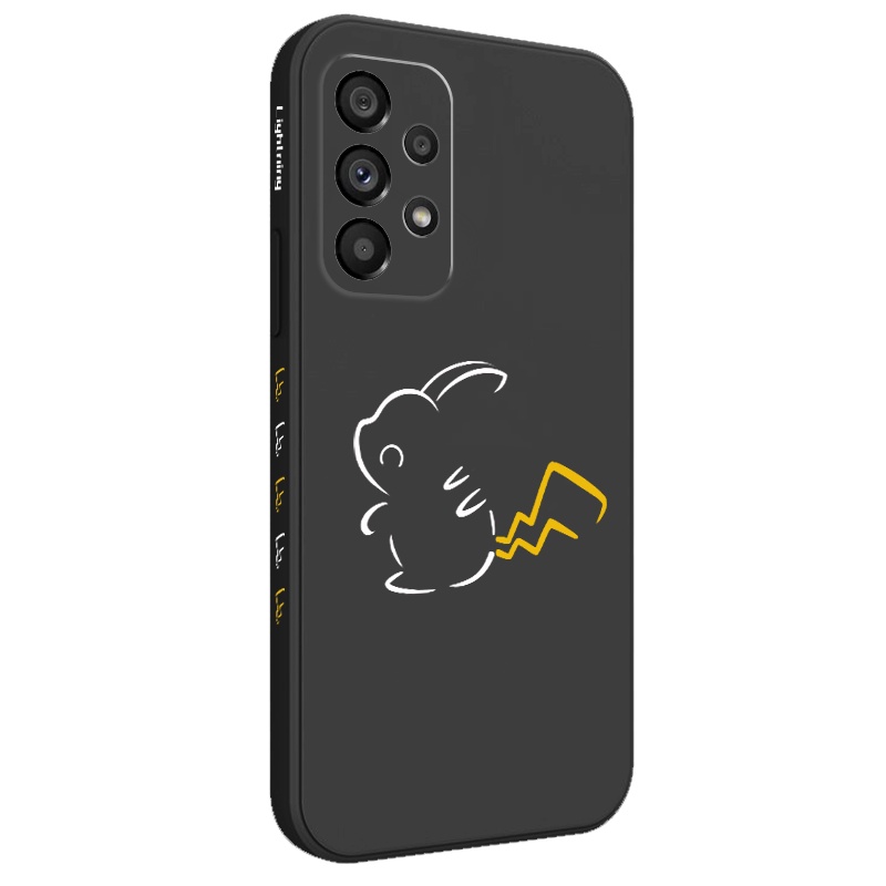 เคสโทรศัพท์มือถือ ซิลิโคน ลาย Lightning Baby มีลายด้านข้าง สําหรับ Samsung Galaxy A73 A53 A33 A23 5G - รูปที่ 5