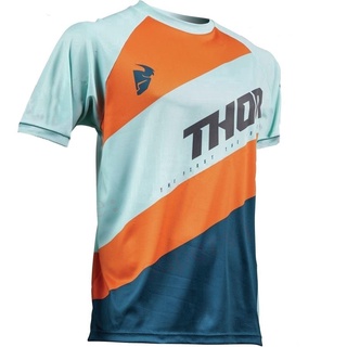 【COD】 พร้อมส่ง เสื้อกีฬาแขนสั้น ลาย THOR สําหรับขี่จักรยานเสือภูเขาวิบาก