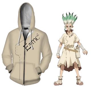 เสื้อแจ็คเก็ตคอสเพลย์ dr.stone lshigami senku 3d