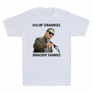 ขายดี เสื้อยืดลําลอง แขนสั้น พิมพ์ลาย Killin Grannies Smackin Fannies สําหรับผู้ชายS-5XL