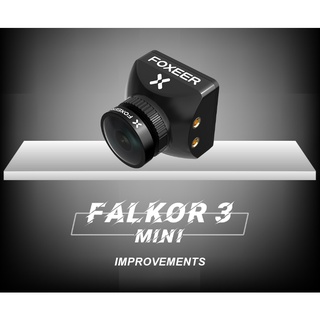 [กล้อง] Foxeer Falkor 3 Mini Micro 1200TVL StarLight 0.0001Lux WDR Low Latency FPV Camera OSD เมนู