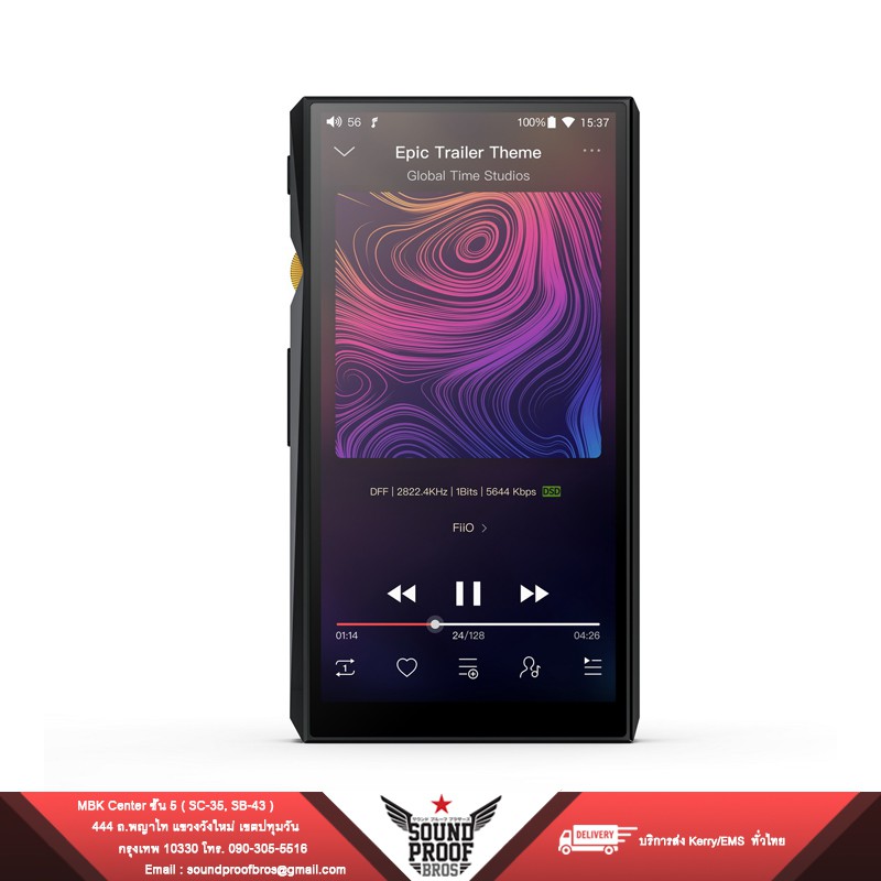 FiiO M11 สุดยอด DAP พกพาแห่งยุค รองรับ WIFI/Air Play/Spotify Bluetooth 4.2 aptx-HD/LDAC DSDUSB DAC