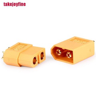 [takejoyfine] ปลั๊กเชื่อมต่อ XT60 ตัวผู้ ตัวเมีย สําหรับแบตเตอรี่ RC Lipo 1 5 10 คู่