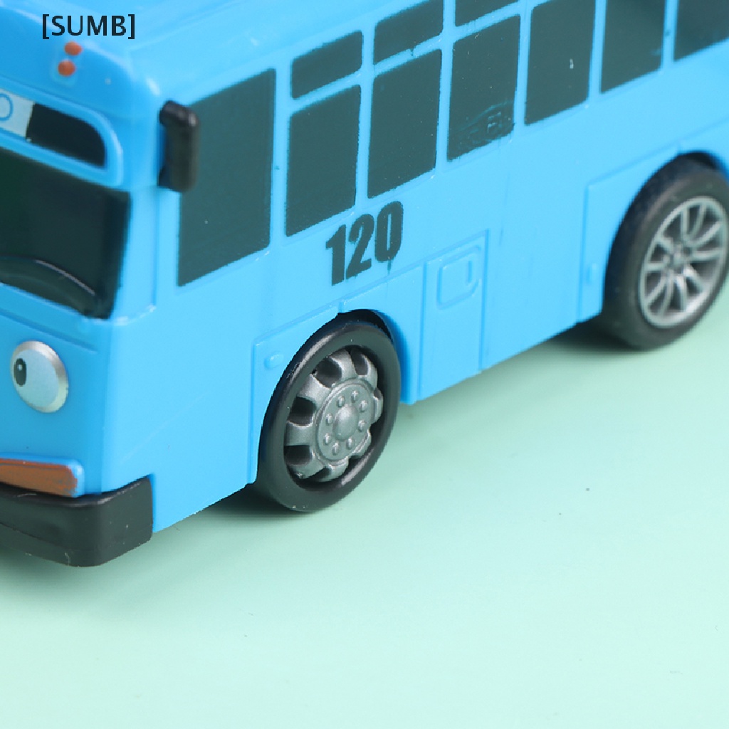 Sumb 4pcs Tayo The Little Bus Cartoon Pull Back Car Toy Set Kids