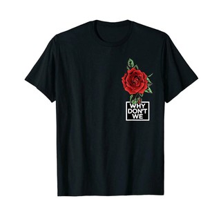 T-shirt  เสื้อยืด พิมพ์ลาย Why We Dont Merchandise Red Rose สําหรับผู้ชายS-5XL