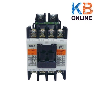 แมกเนติกคอนแทคเตอร์  รุ่น SC-0 380V FUJI Magnetic Contactor Model SC-0 380V FUJI