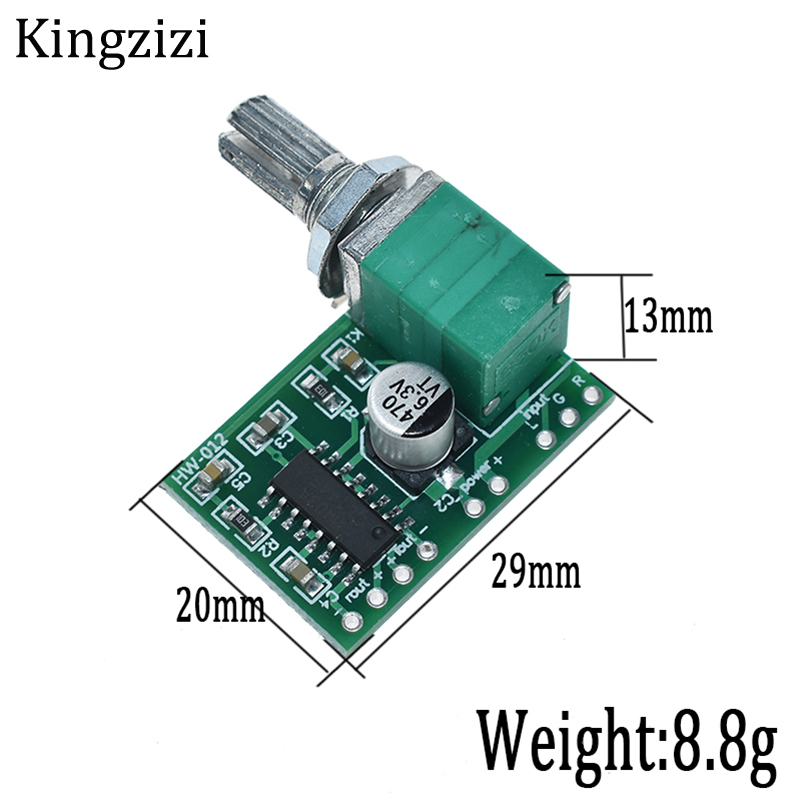 เครื่องขยายเสียง USB PAM8403 5V 2 ช่องทาง 3W พร้อมสวิตช์ควบคุมระดับเสียง