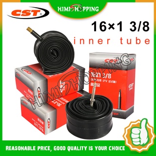 Cst ยางในรถจักรยาน 16 นิ้ว 349 16*1-3/8 Schrader Presta Valve 32 48 มม. 1 ชิ้น