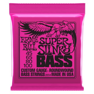 สายเบส Ernie Ball Super Slinky Nickel Wound 4 Strings For Electric Bass