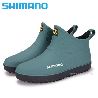 ใหม่ Shimano รองเท้าบูท กันฝน กันลื่น กันน้ํา เหมาะกับใส่ตกปลา เดินป่า ตกปลากลางแจ้ง แฟชั่นฤดูหนาว สําหรับผู้ชาย