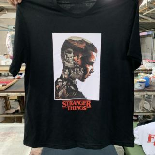 เสื้อยืด the stranger things t-shirtสามารถปรับแต่งได้