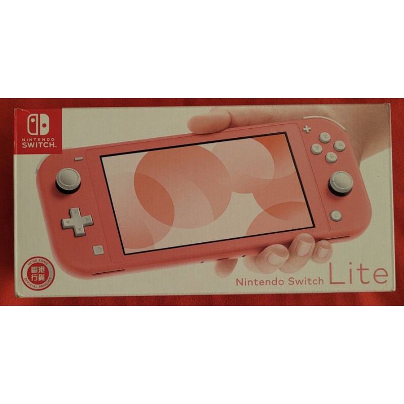 มือสอง Nintendo Switch Lite Coral สภาพดีมาก ใช้งานได้ปกติ อุปกรณ์ครบกล่อง