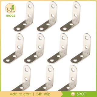 10pcs Corner Brace L Bracket Corner Bracket , Right Angle Brace Brackets Fastener,  Stainless Steel, 20/25/30/40/50/65/85/100/125mm