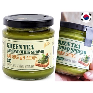 แยมชาเขียวผสมอัลมอนด์ สเปรดชาเขียว เนยทาขนมปัง กรีนที green tea almond spread Feliz เฟลิซ