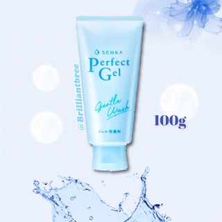 เจลล้างหน้า สูตรไม่มีฟอง 🍊Senka Perfect Gel Gentle Wash 100 g