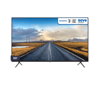 [ใส่โค้ด SKYW528 ลด 350.-]SKYWORTH 50 นิ้ว Android10 TV 4K รุ่น 50V6 รองรับ Netflix/Google play
