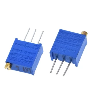 ตัวต้านทานปรับค่า VR แนวตั้ง 3296W Trimpot Trimmer Potentiometer 3296 100R 200R 500R 1K 2K 10K 20K 50K 100K 500K 1M