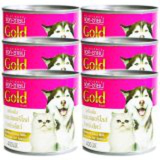 นมแพะ AG-Science Goldสำหรับ ลูกสุนัข และ ลูกแมว 400มล. (6 กระป๋อง)AG-Science Gold Puppy and Kitten Milk 400ml (6 units)