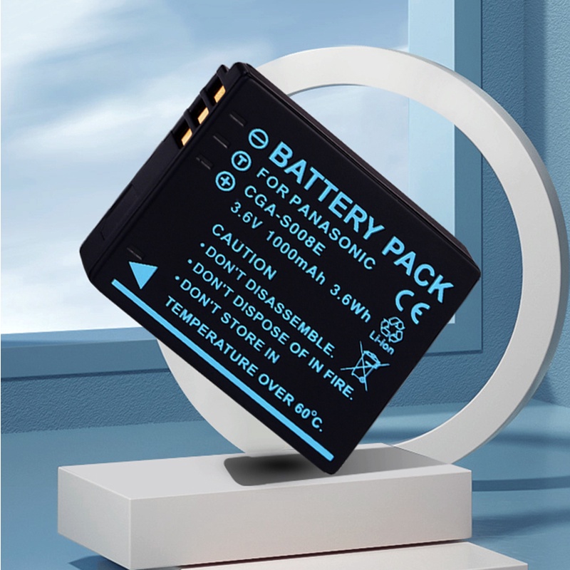 Card camera suitable for Panasonic CGA-S008E battery BCE10 camera ...