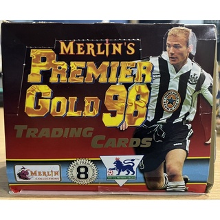 พร้อมส่ง !!! MERLIN`S PREMIER GOLD 1998 Trading Cards Box (1 BOX 36 Pack)