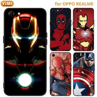 เคส Realme C53 C51 C55 C33 C30 C30s C35 C21Y C25 C25S C25Y C21 C12 C15 C20 C11  มือถือสำหรับเคสโทรศัพท์มือถือลาย Iron Man สําหรับ