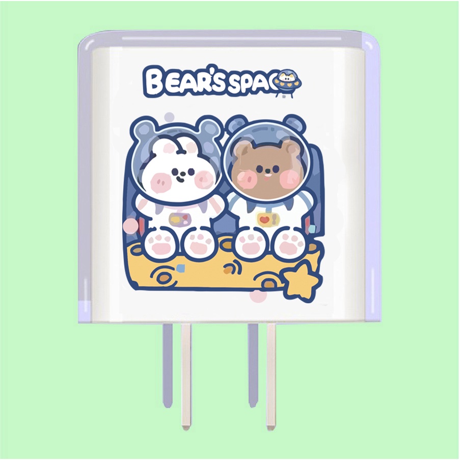 【ส่งจากไทย】เคสนิ่ม TPU สายชาร์จ ลายการ์ตูนน่ารัก ไอโฟน สำหรับAPPLE Power Adapter 18W/20W Cable Bite ตัวถนอมสายชาร์จ - รูปที่ 5