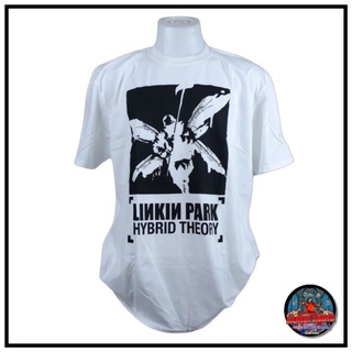 เสื้อยืดคอกลมเสื้อวง Linkin Park แท้S-5XL