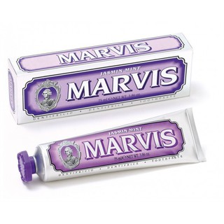 ✅ MARVIS Jasmin Mint Toothpaste 75ml. (หลอดสีม่วง)