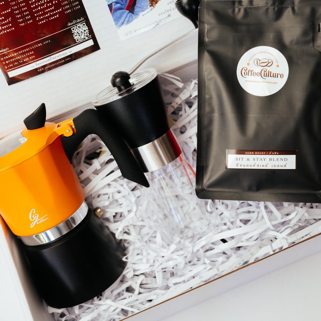 ชุดชงกาแฟหม้อต้มกาแฟ Moka Pot – Bright Moka Pot | Bright Moka Pot Coffee Kit