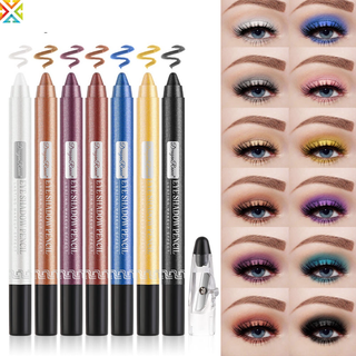 ดินสออายแชโดว์ชิมเมอร์ ธรรมชาติ ติดทนนาน สีฟ้า สีม่วง ไข่มุก สีขาว เมทัลลิก มีเสน่ห์ แต่งหน้า ปาร์ตี้ เวที เครื่องสําอาง