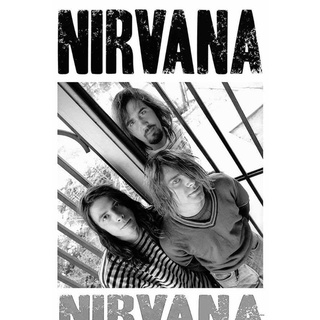 โปสเตอร์วงดนตรี วินเทจ Nirvana