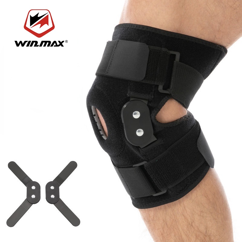 Winmax1pc สนับเข่า สายรัดเข่า พร้อมสายรัดเข่าสำหรับการป้องกันเข่าและบรรเทาอาการปวด