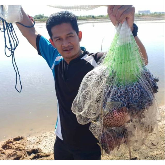 ตาข่ายดักกุ้ง 1 นิ้ว 6 ฟุต rm200