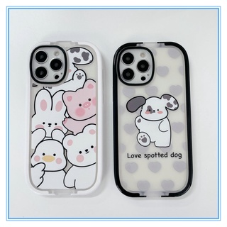 2 in 1 เคสโทรศัพท์มือถือ ลายการ์ตูนสัตว์ อเนกประสงค์ สําหรับ iPhone 11 13 12 Pro Max 7 8 Plus XS Max 13 12 Pro เคสไอโฟน11 12 13