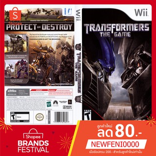 WIIGAME : Transformers The Game