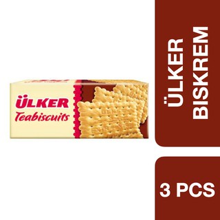 Ulker Teabiscuits (24 biscuits) 80g x 3 ++ ออลเกอร์ บิสกิต (24 ชิ้น) 80g x 3