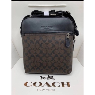 🔥🔥ตรงปก💯New ‼️กระเป๋าสะพายผู้ชาย COACH 24 cm. งาน : Hi-end การันตีสวยเป๊ะปังมาก🔥🔥