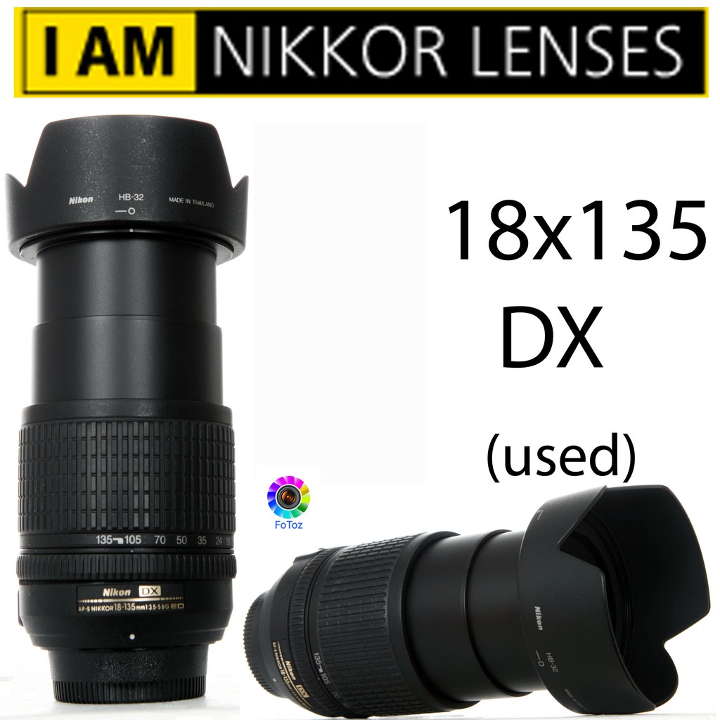 Nikon 18-135 มม. f/3.5-5.6G IF-ED DX AF-S Nikkor (มือสอง)