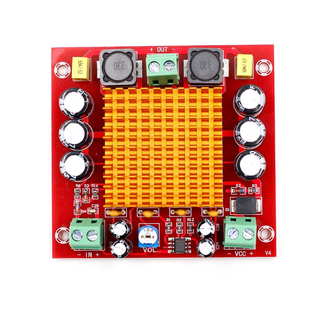 บอร์ดขยายเสียงดิจิทัล Xh-m544 DC 12V 24V 150W tpa3116da TPA3116 D2