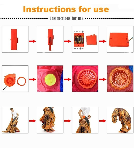 ชุดคอสเพลย์ชุดไดโนเสาร์พองลมสําหรับผู้ใหญ่ผู้ชายเหมาะกับปาร์ตี้ฮาโลวีน