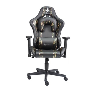 SB Design Square Rockwood Gaming chair เก้าอี้เกมมิ่ง R7908 X5C สีดำลายทหาร (69x72x126-136 ซม.)