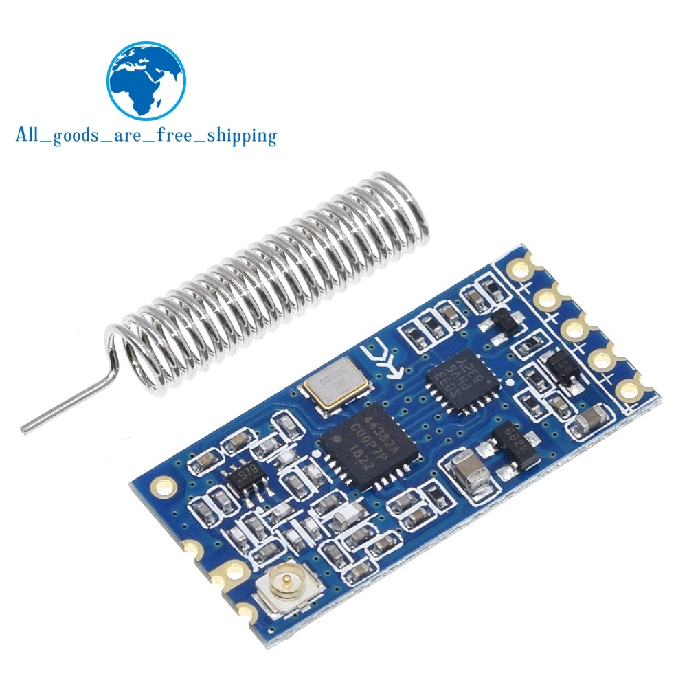 433mhz HC-12 SI4463 โมดูลพอร์ตอนุกรมไร้สาย 1000m เปลี่ยนบลูทูธใหม่
