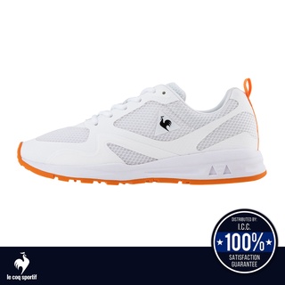 le coq sportif รองเท้าสนีกเกอร์ รุ่น LCS R840 สีขาว-ส้ม (UNISEX) รองเท้าผ้าใบแฟชั่น รองเท้าลำลอง รองเท้าสีขาว