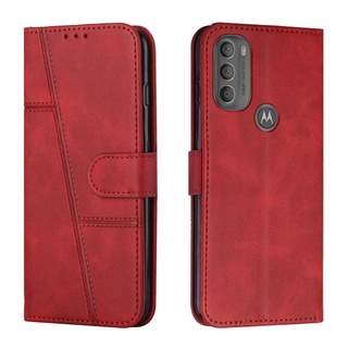 เคสโทรศัพท์มือถือหนัง พร้อมช่องใส่บัตร สําหรับ Moto G31 G41 G51 5G G71 5G