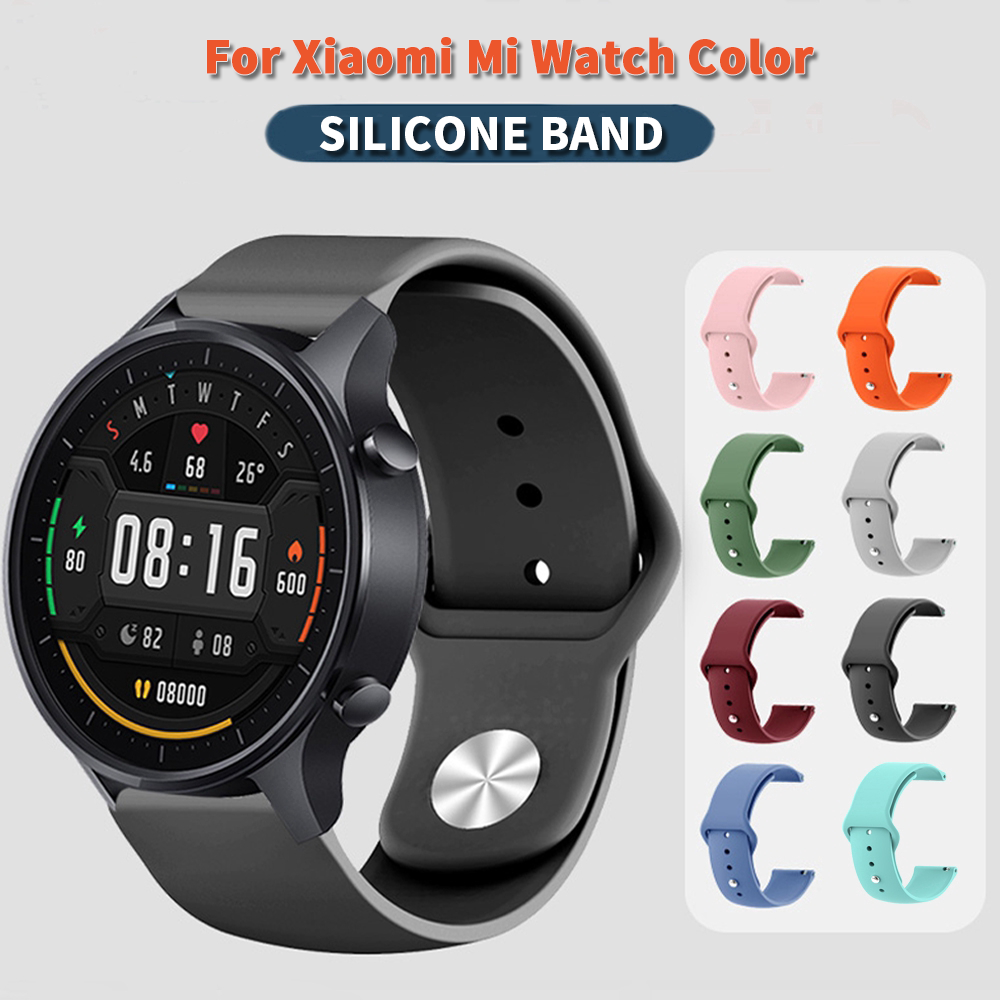 สาย สําหรับ Xiaomi Mibro Air / Mibro Color สายซิลิโคน For Xiaomi Mi Watch อุปกรณ์เสริมสมาร์ทวอทช์