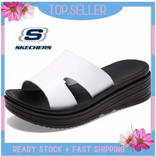 [พร้อมส่ง] *Skechers__go Walk Arch Fit รองเท้าแตะโลฟเฟอร์ ส้นแบน แบบสวม สําหรับผู้หญิง ผู้ชาย