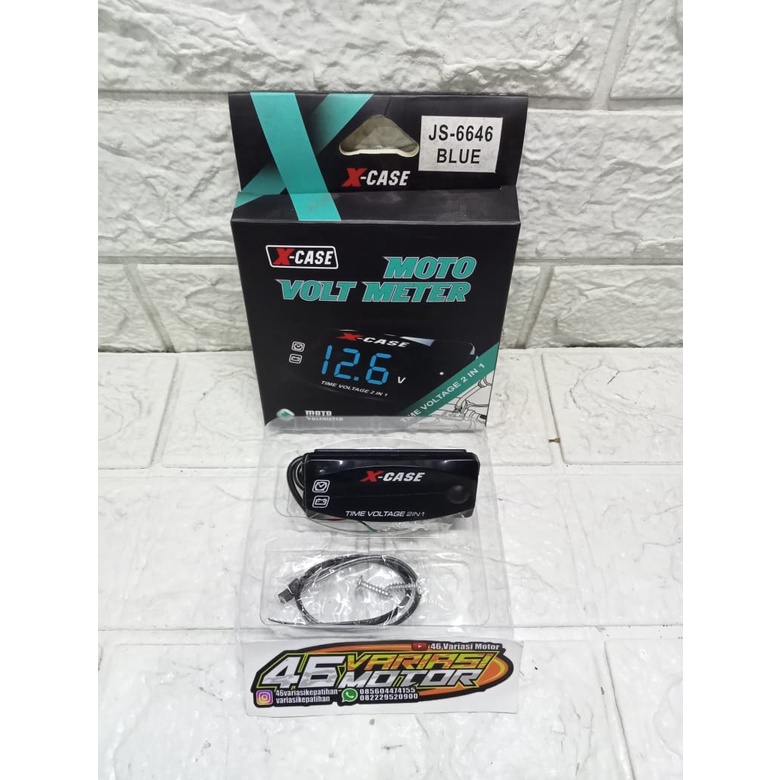 VOLT METER XCASE กันน้ํา VOLT METER 2 IN 1