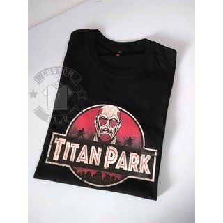 T-shirt Anime Attack On Titan X Jurassic Park The Titan Park